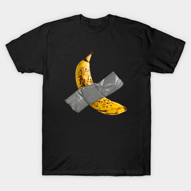 Duct Tape Banana Hungry Artist T-Shirt by TextTees